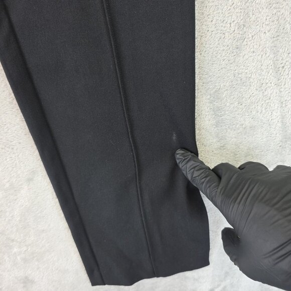 Nic + Zoe Pintuck Slit Leg Trouser Pants Women's Size 4 Black Onyx High Rise - Picture 3 of 16